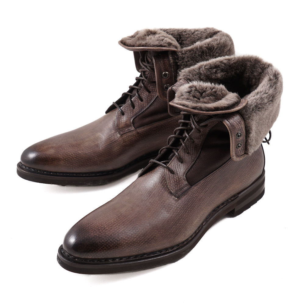 Santoni Ankle Boots with Shearling Lining – Top Shelf Apparel