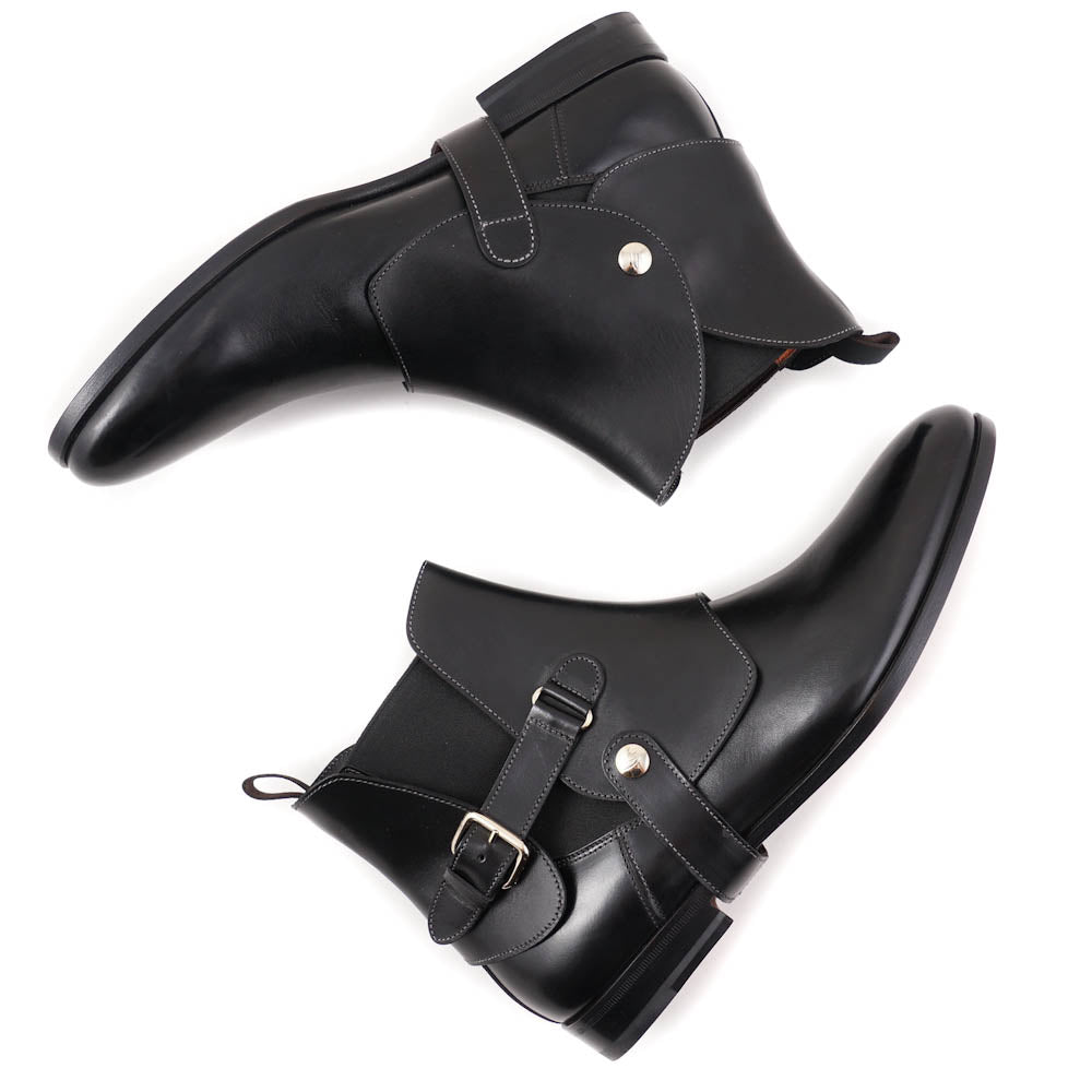 Santoni buckle-detail 50mm boots - Black