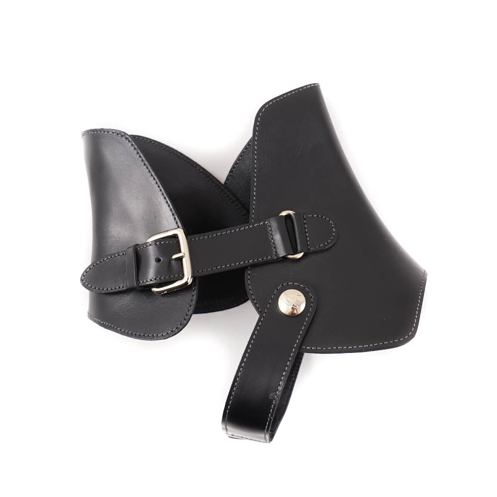 Santoni Black Ankle Boots with Buckle Detail - Top Shelf Apparel