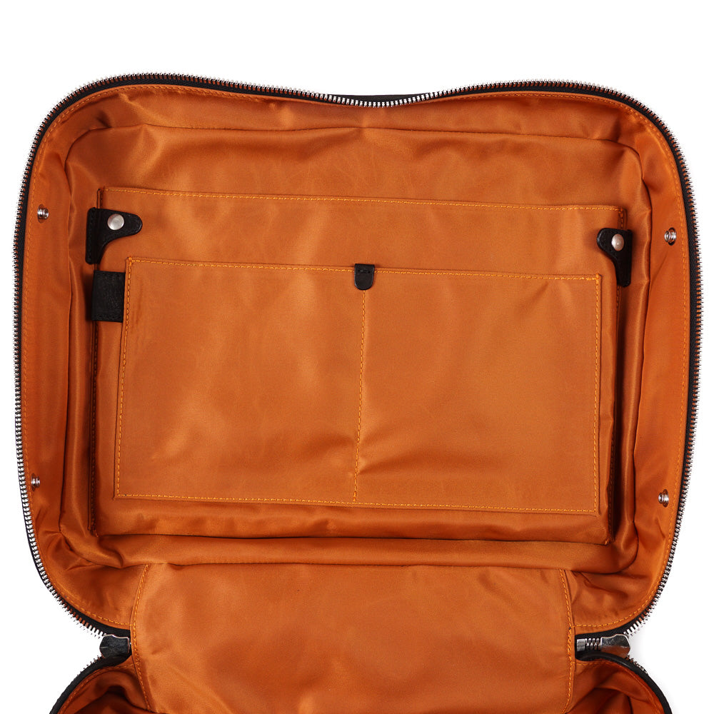 Santoni Camouflage Effect Leather Overnight Bag - Top Shelf Apparel