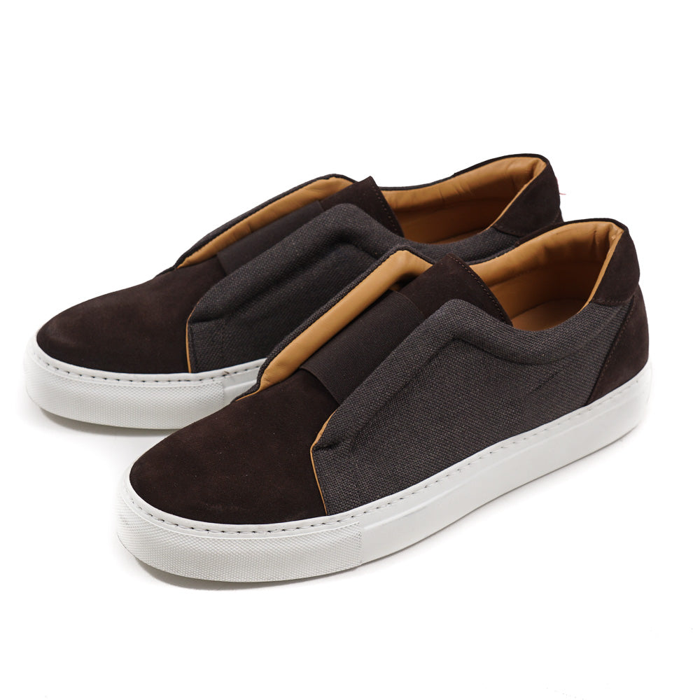 Isaia Calf Suede and Wool Sneakers - Top Shelf Apparel