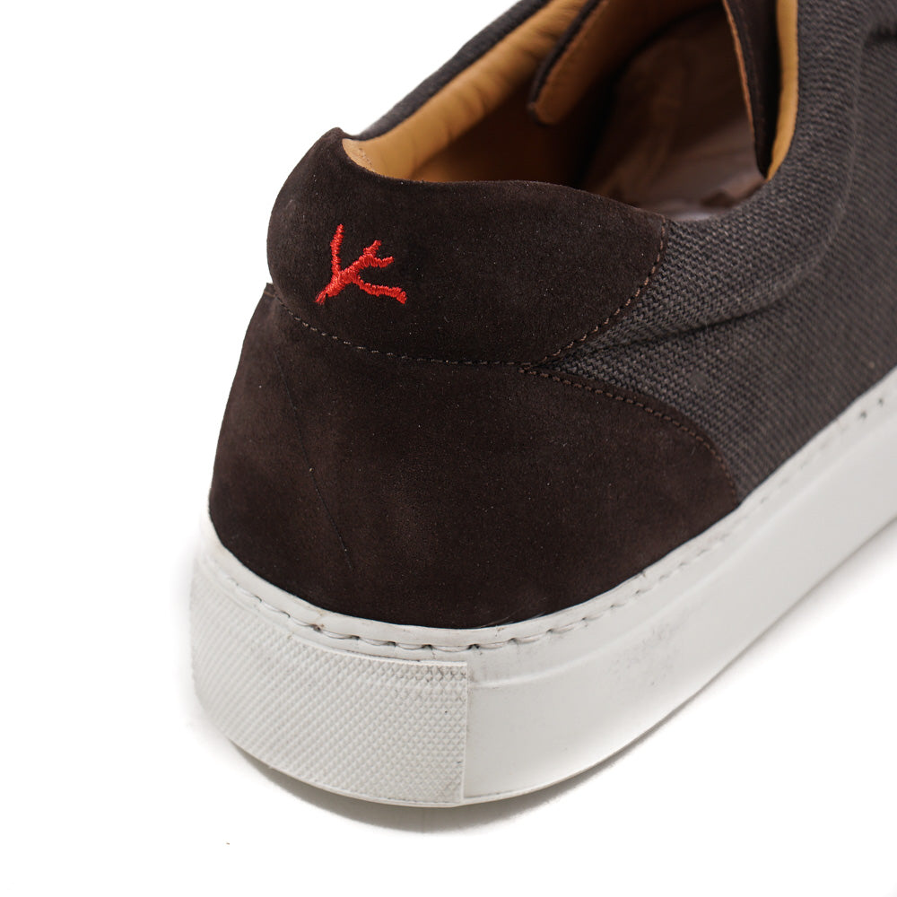 Isaia Calf Suede and Wool Sneakers - Top Shelf Apparel