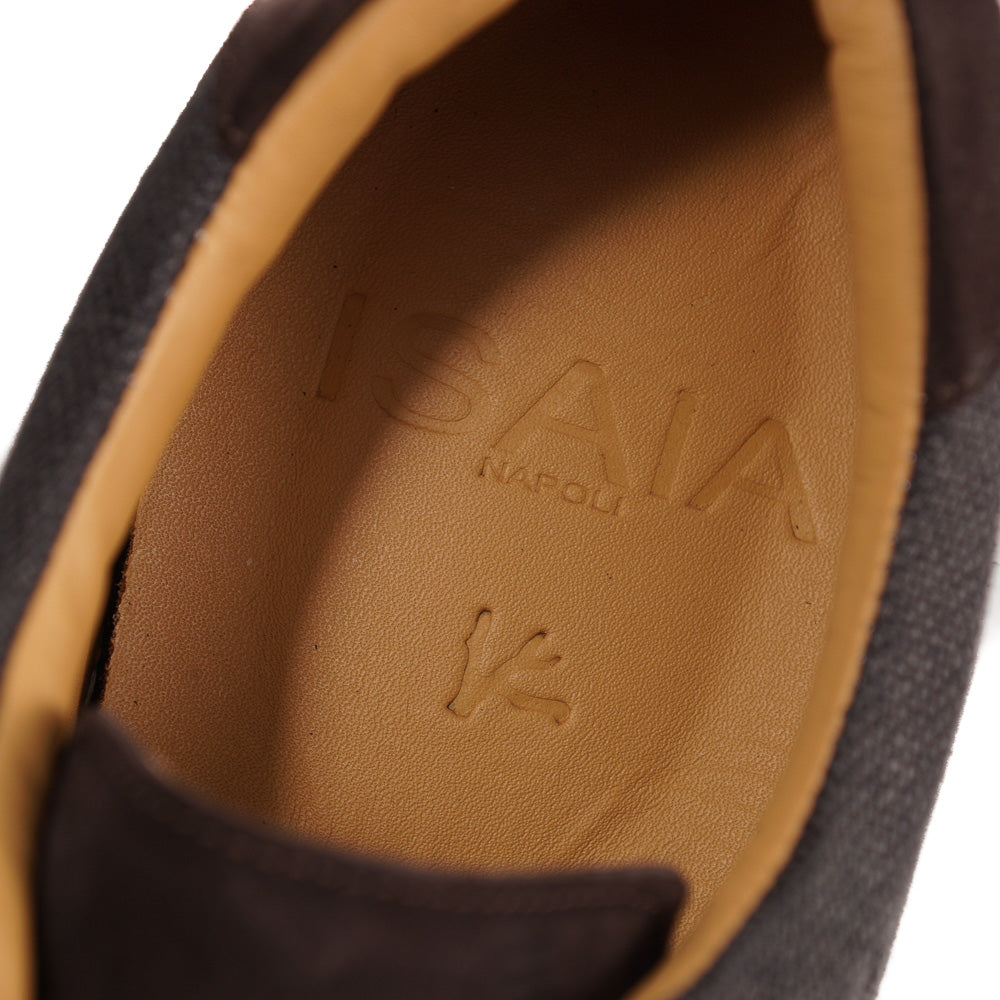 Isaia Calf Suede and Wool Sneakers - Top Shelf Apparel