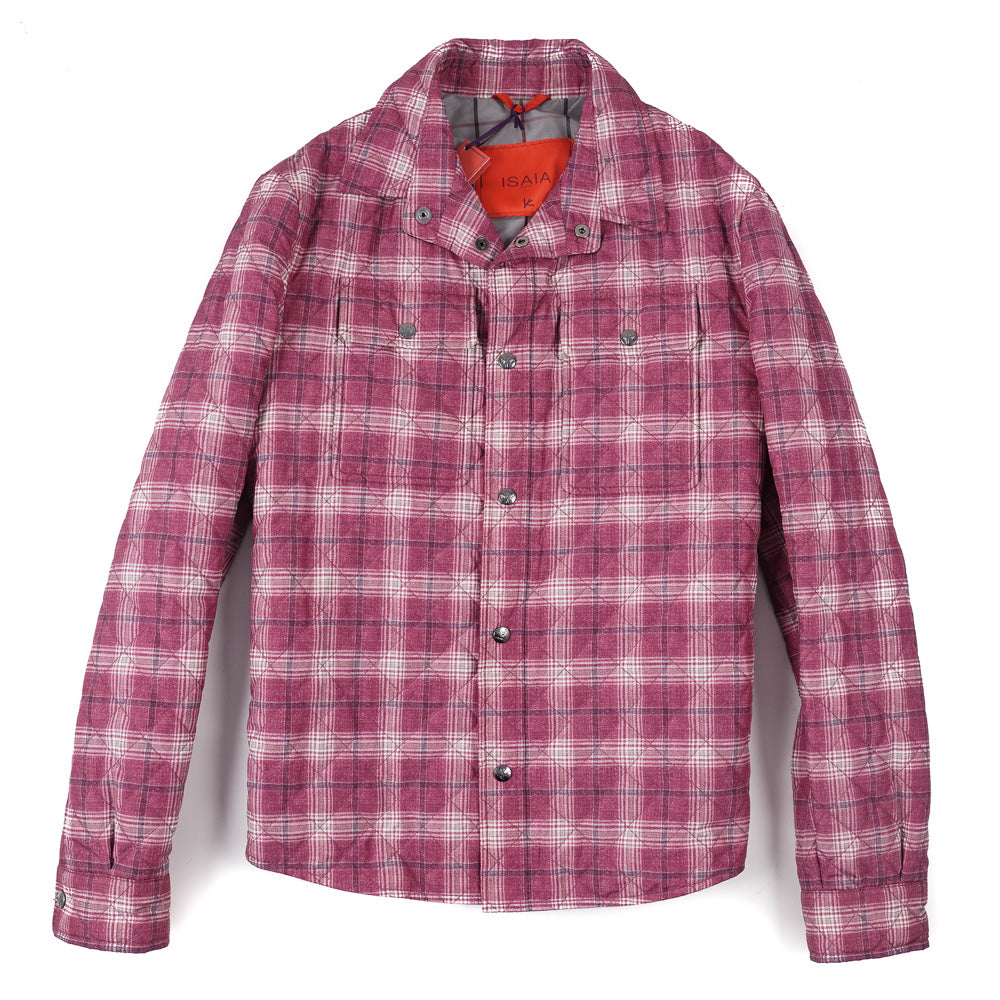 Isaia Quilted Puffer Shirt-Jacket - Top Shelf Apparel