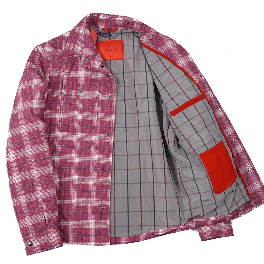 Isaia Quilted Puffer Shirt-Jacket - Top Shelf Apparel