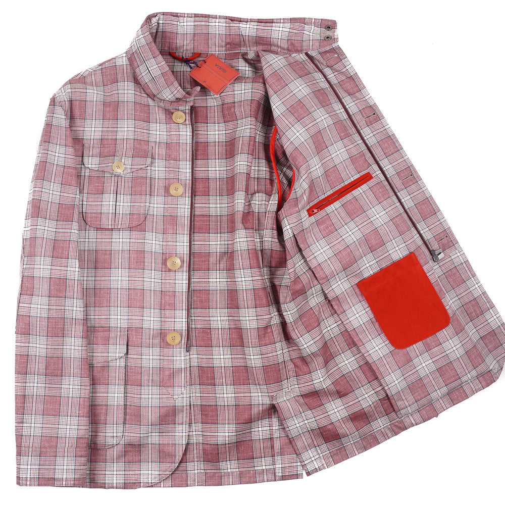 Isaia Wool-Silk-Linen Field Jacket - Top Shelf Apparel