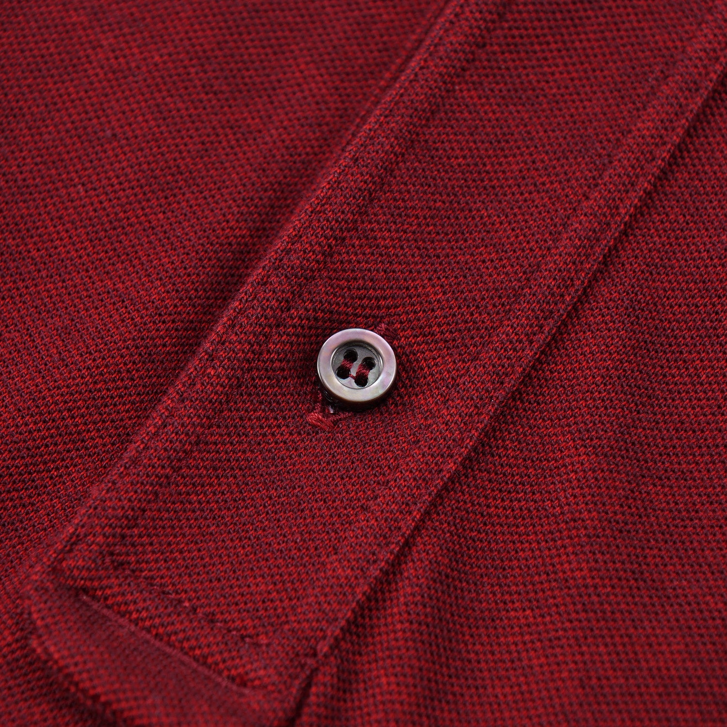 Isaia Long Sleeve Pique Cotton Polo Shirt - Top Shelf Apparel