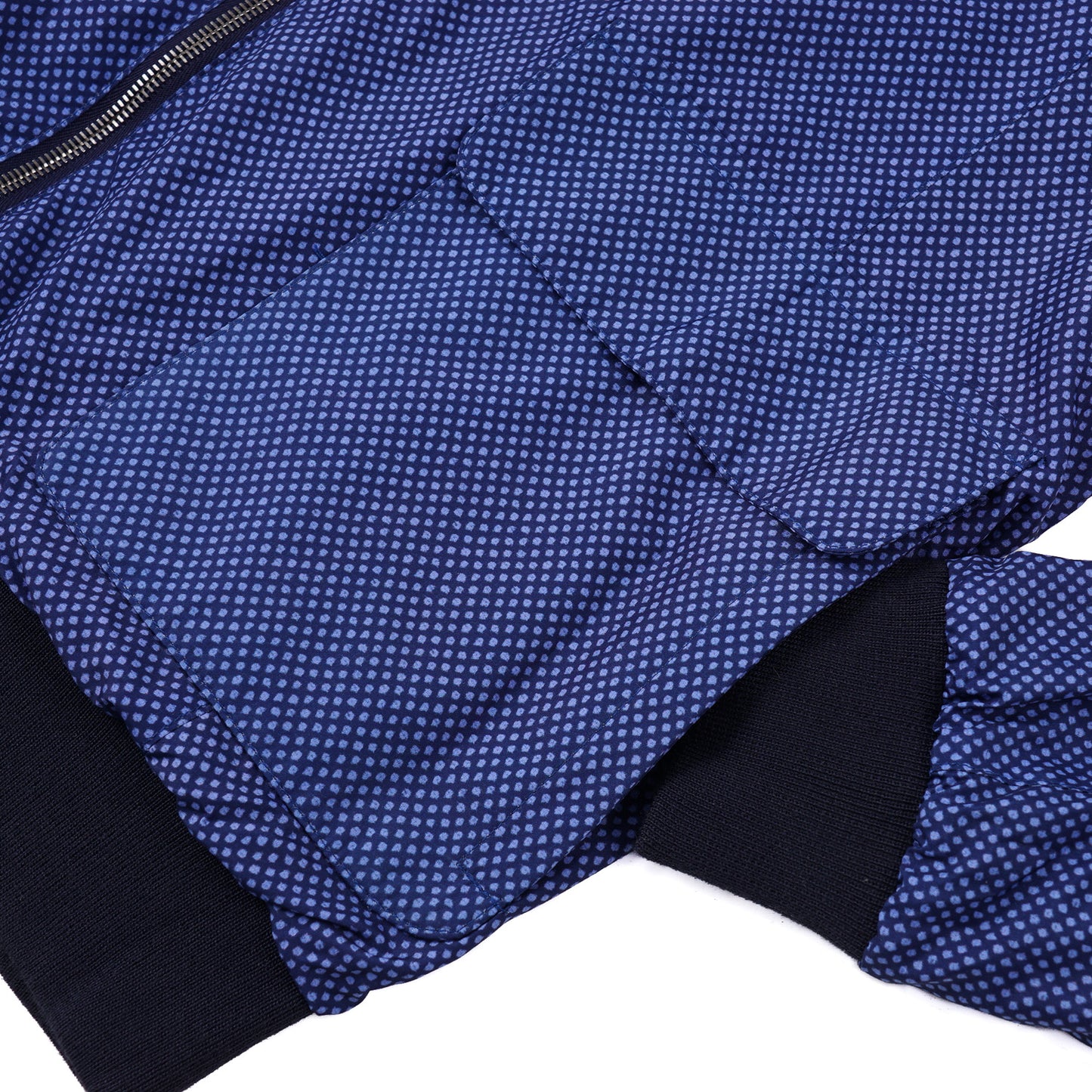Isaia Reversible Wool Bomber Jacket - Top Shelf Apparel