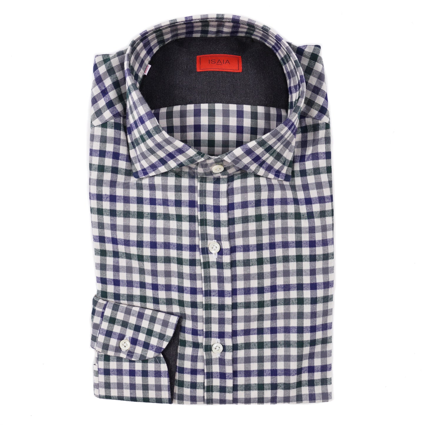 Isaia Modern 'Mix Fit' Soft Flannel Cotton Shirt - Top Shelf Apparel