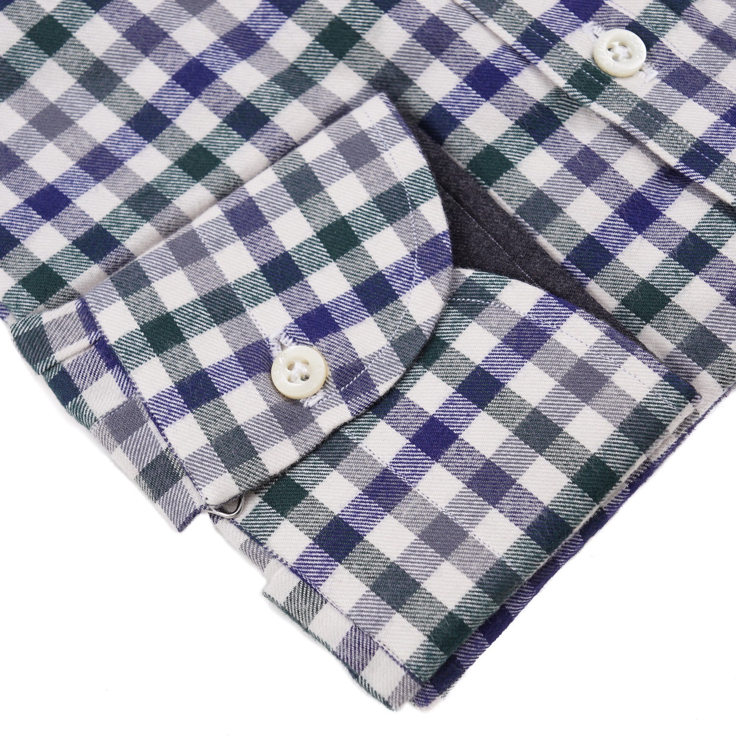 Isaia Modern 'Mix Fit' Soft Flannel Cotton Shirt - Top Shelf Apparel
