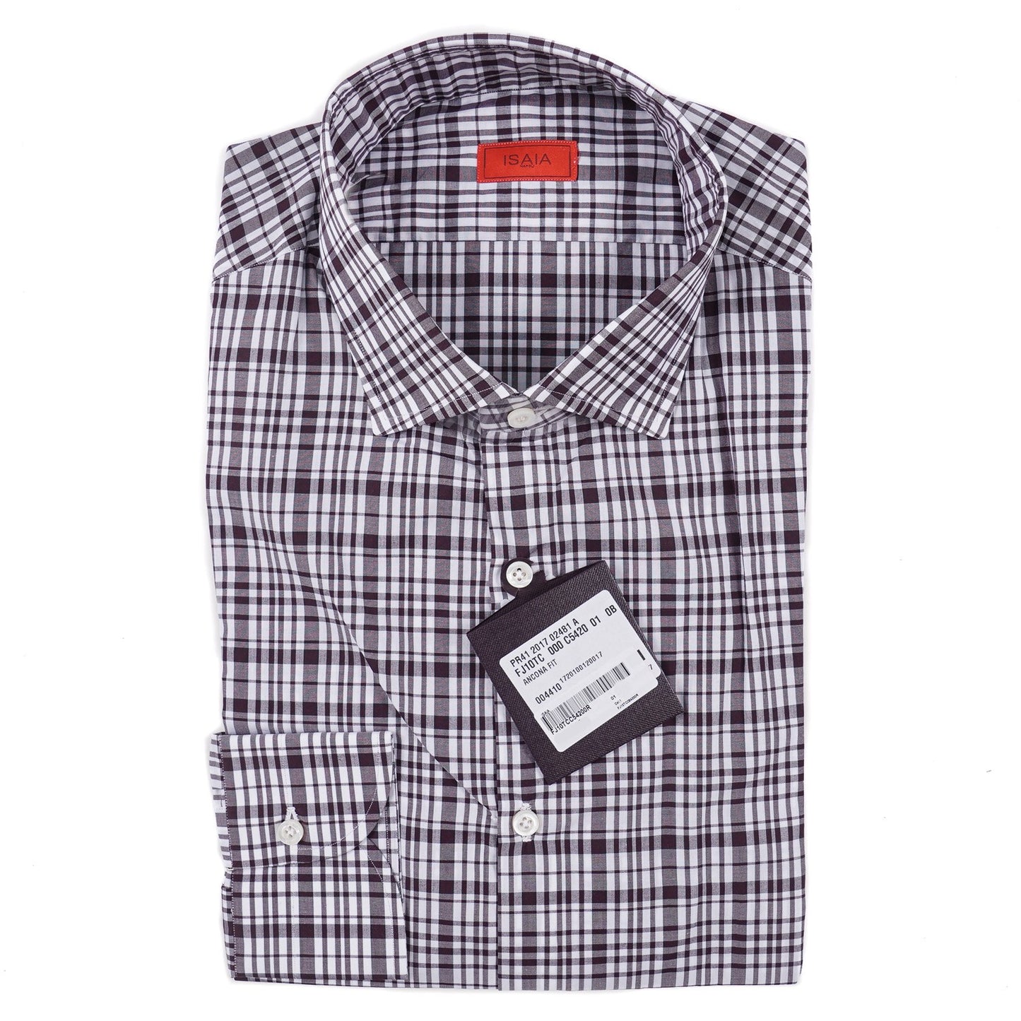 Isaia Slim-Fit Lightweight Cotton Dress Shirt - Top Shelf Apparel