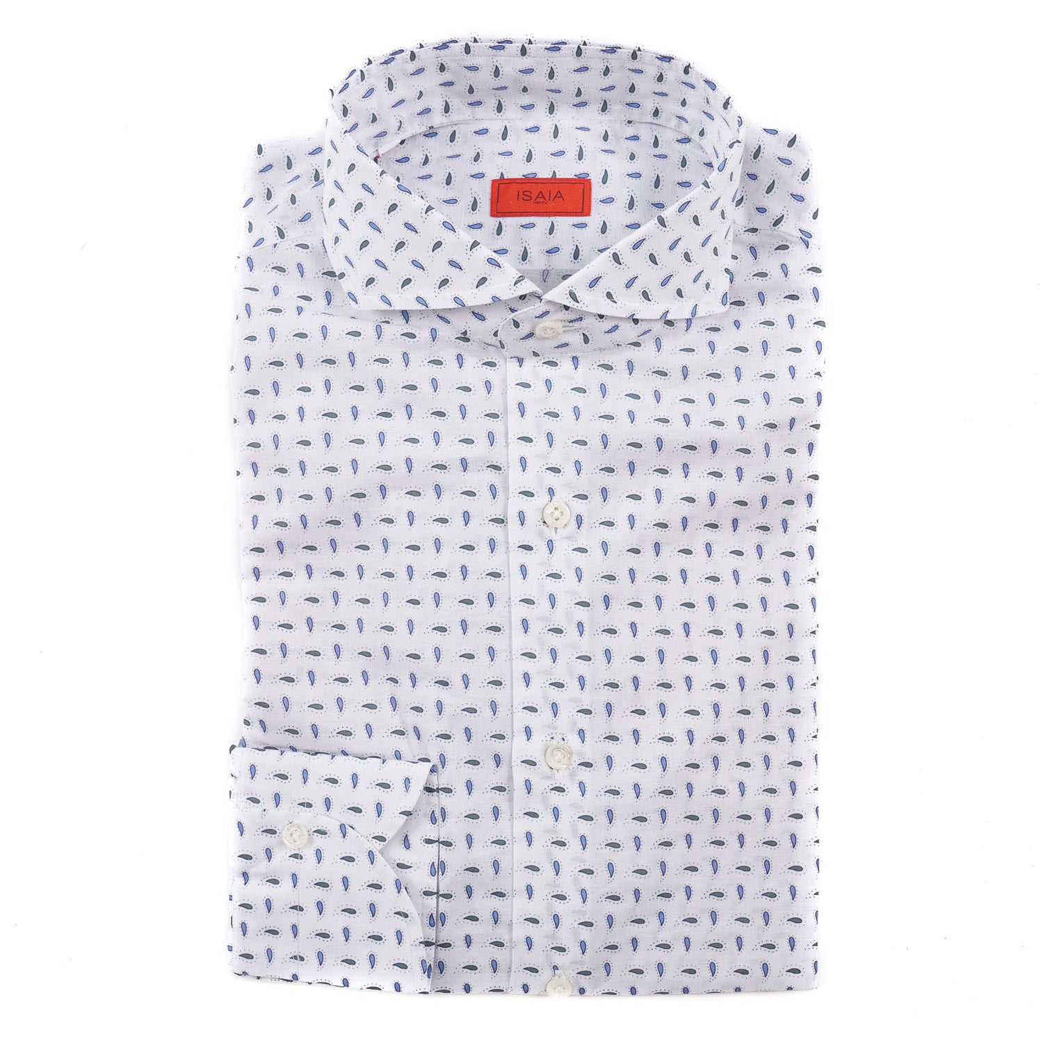 Isaia Slim-Fit Lightweight Cotton-Linen Shirt - Top Shelf Apparel