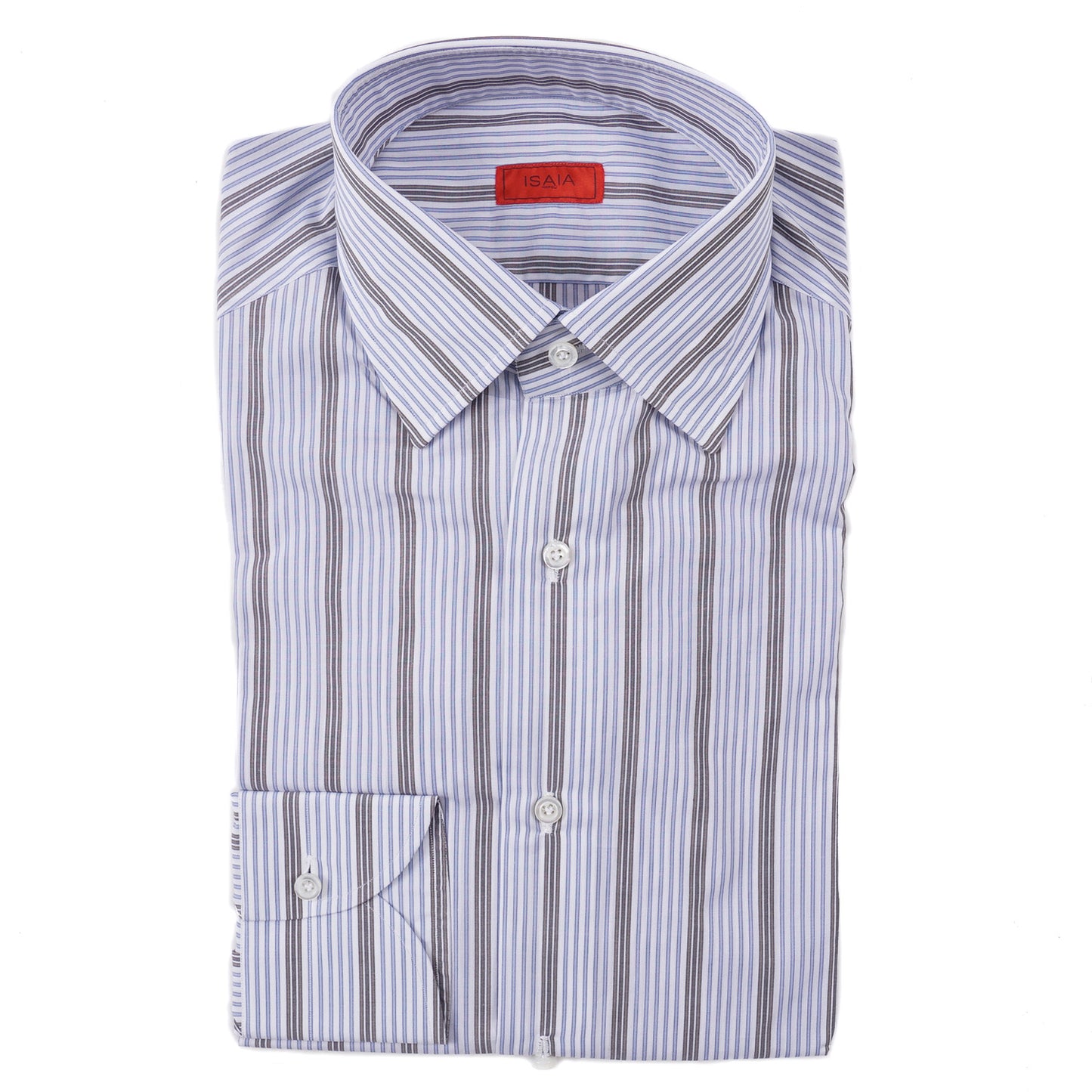 Isaia Modern 'Mix Fit' Striped Cotton Dress Shirt - Top Shelf Apparel