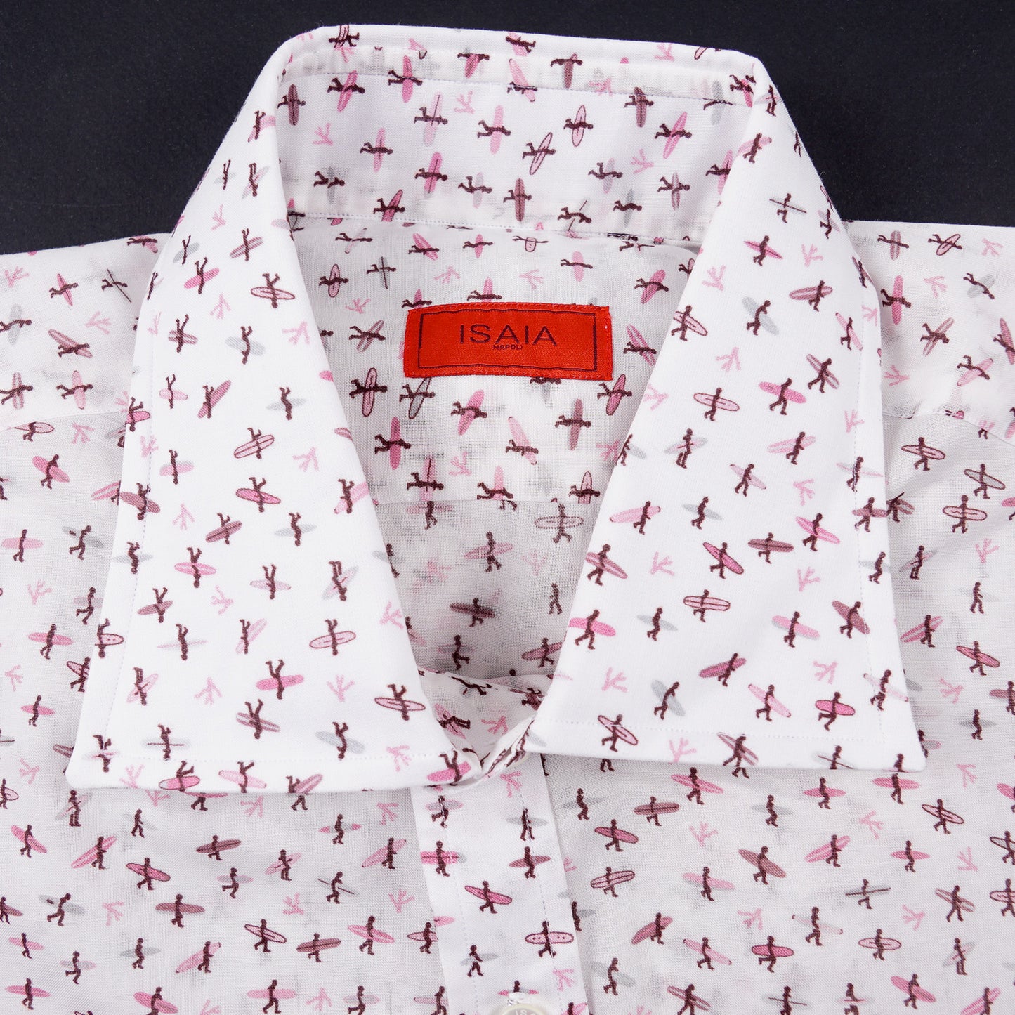 Isaia Slim-Fit Lightweight Printed Cotton Shirt - Top Shelf Apparel