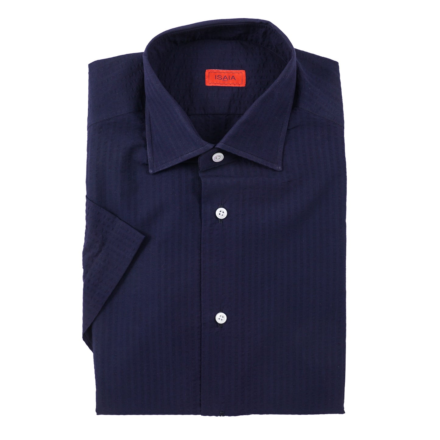 Isaia Short Sleeve Lightweight Cotton Shirt - Top Shelf Apparel