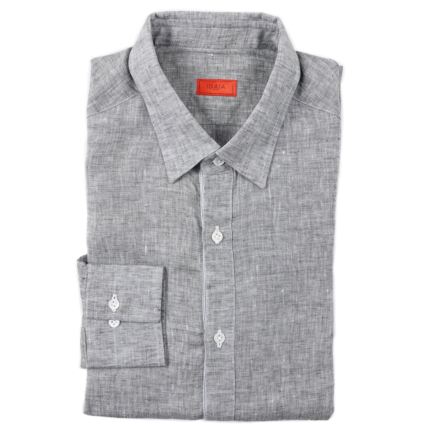 Isaia Modern 'Mix Fit' Linen Sport Shirt - Top Shelf Apparel