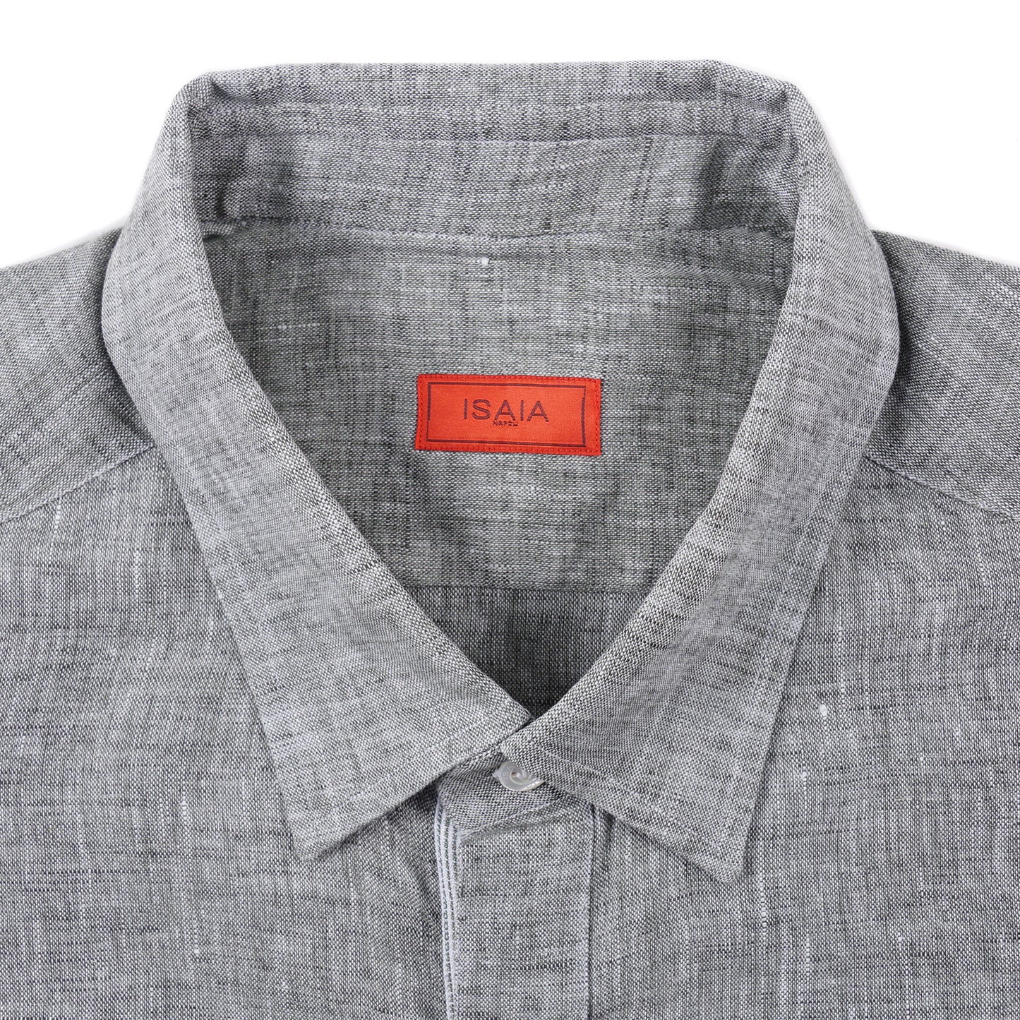 Isaia Modern 'Mix Fit' Linen Sport Shirt - Top Shelf Apparel