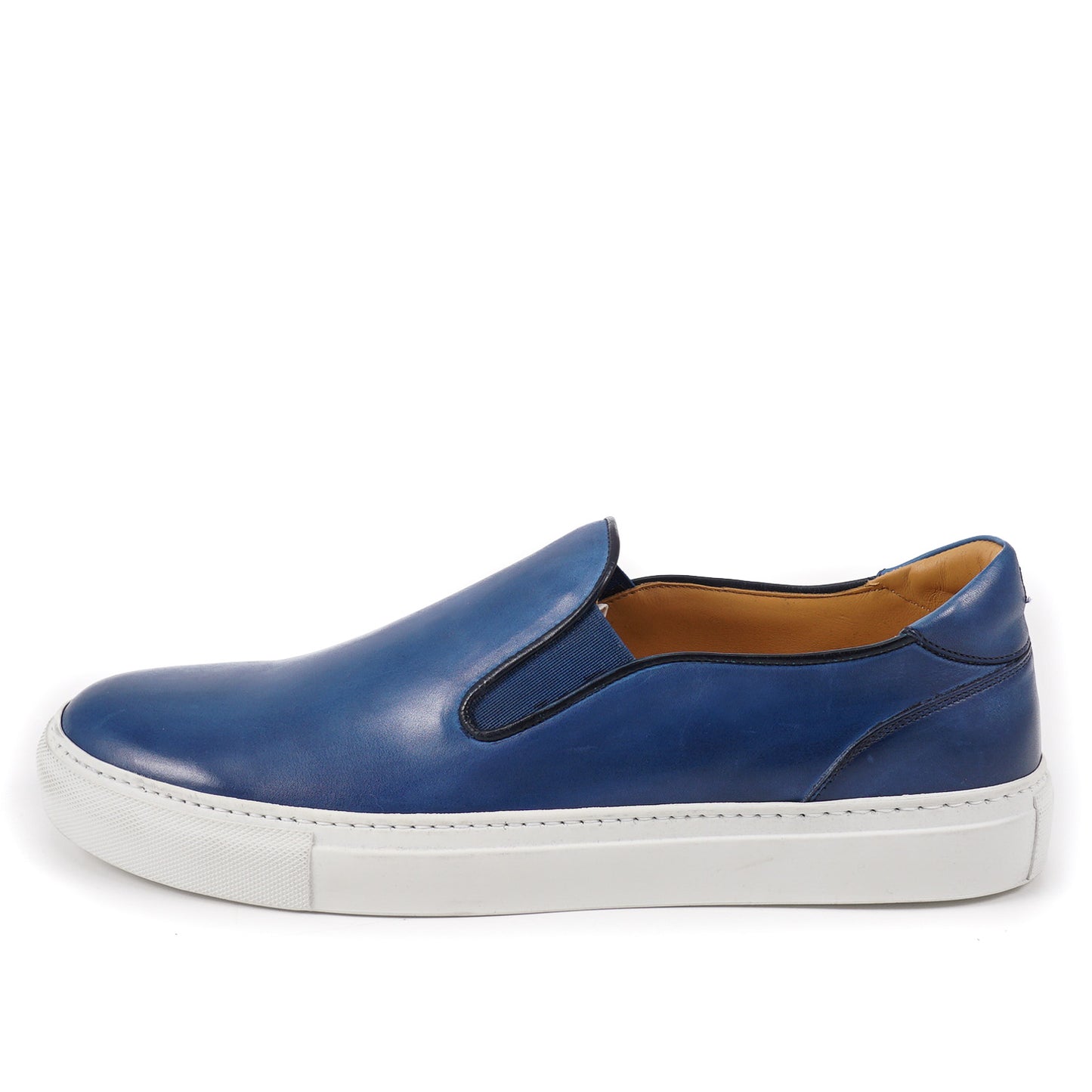 Isaia Slip-On Calf Leather Sneakers - Top Shelf Apparel