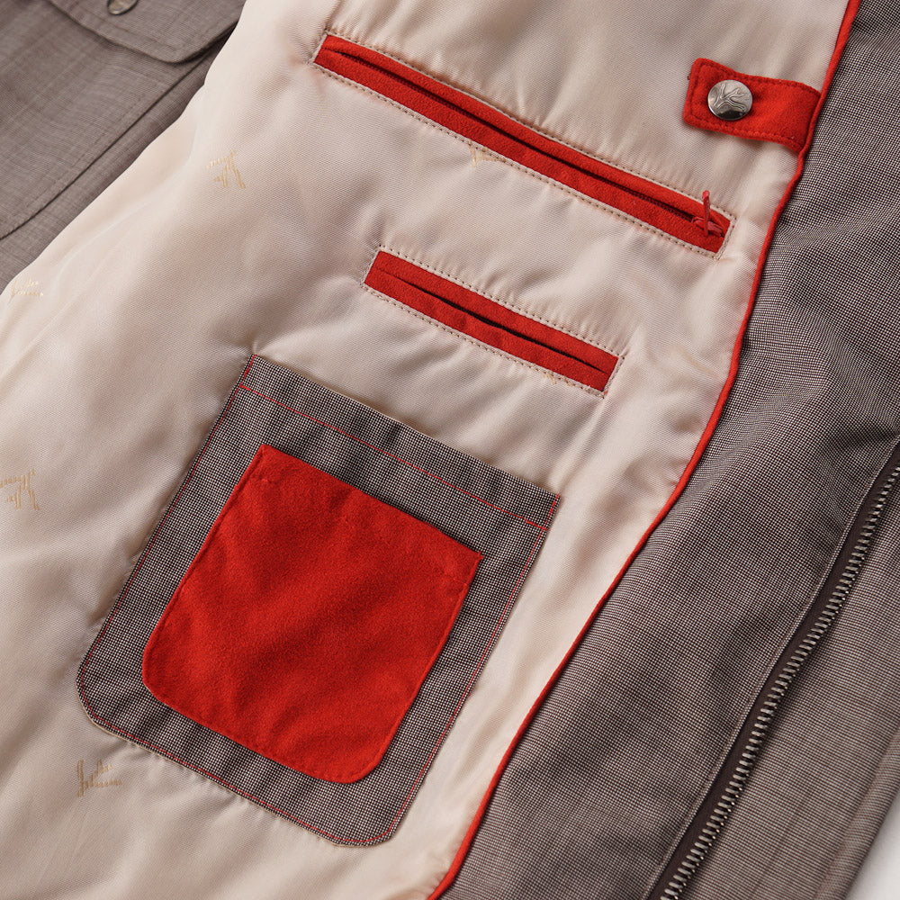 Isaia Weather-Repellent Field Jacket in Light Brown - Top Shelf Apparel