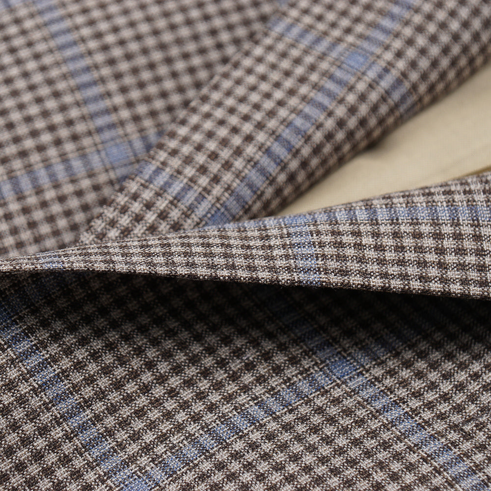 Isaia Layered Check Wool Sport Coat - Top Shelf Apparel