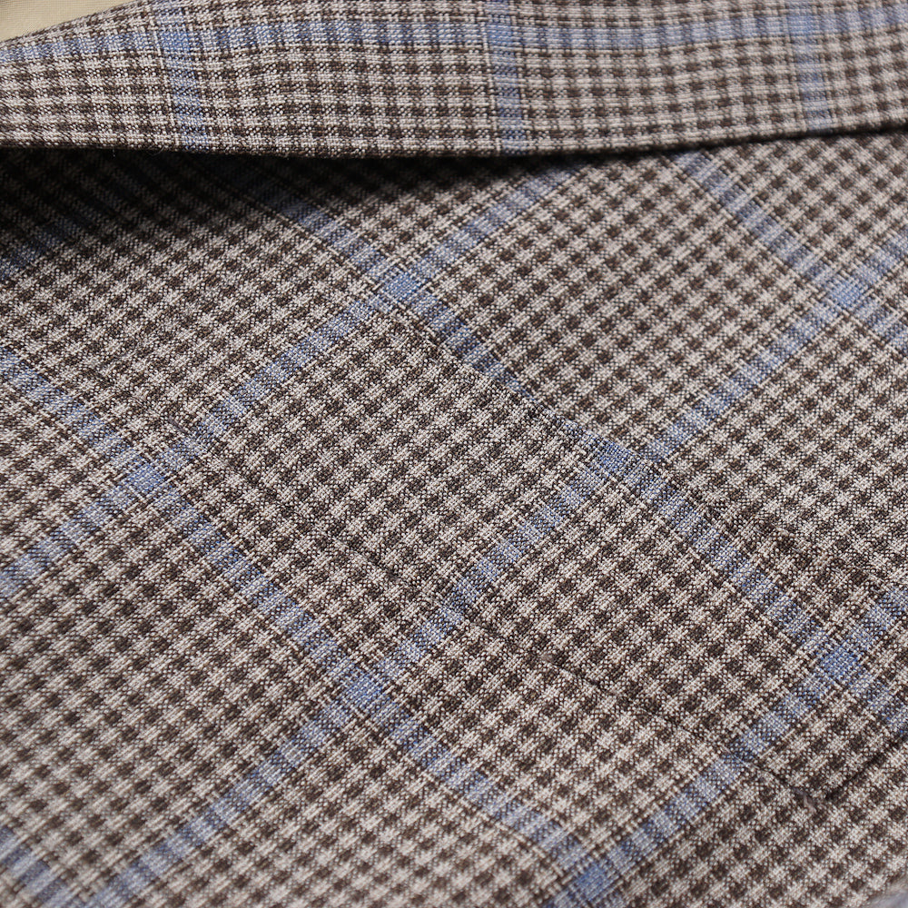 Isaia Layered Check Wool Sport Coat - Top Shelf Apparel