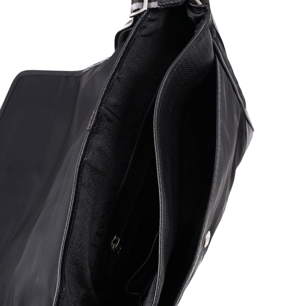 Canali Nylon and Leather Shoulder Bag - Top Shelf Apparel