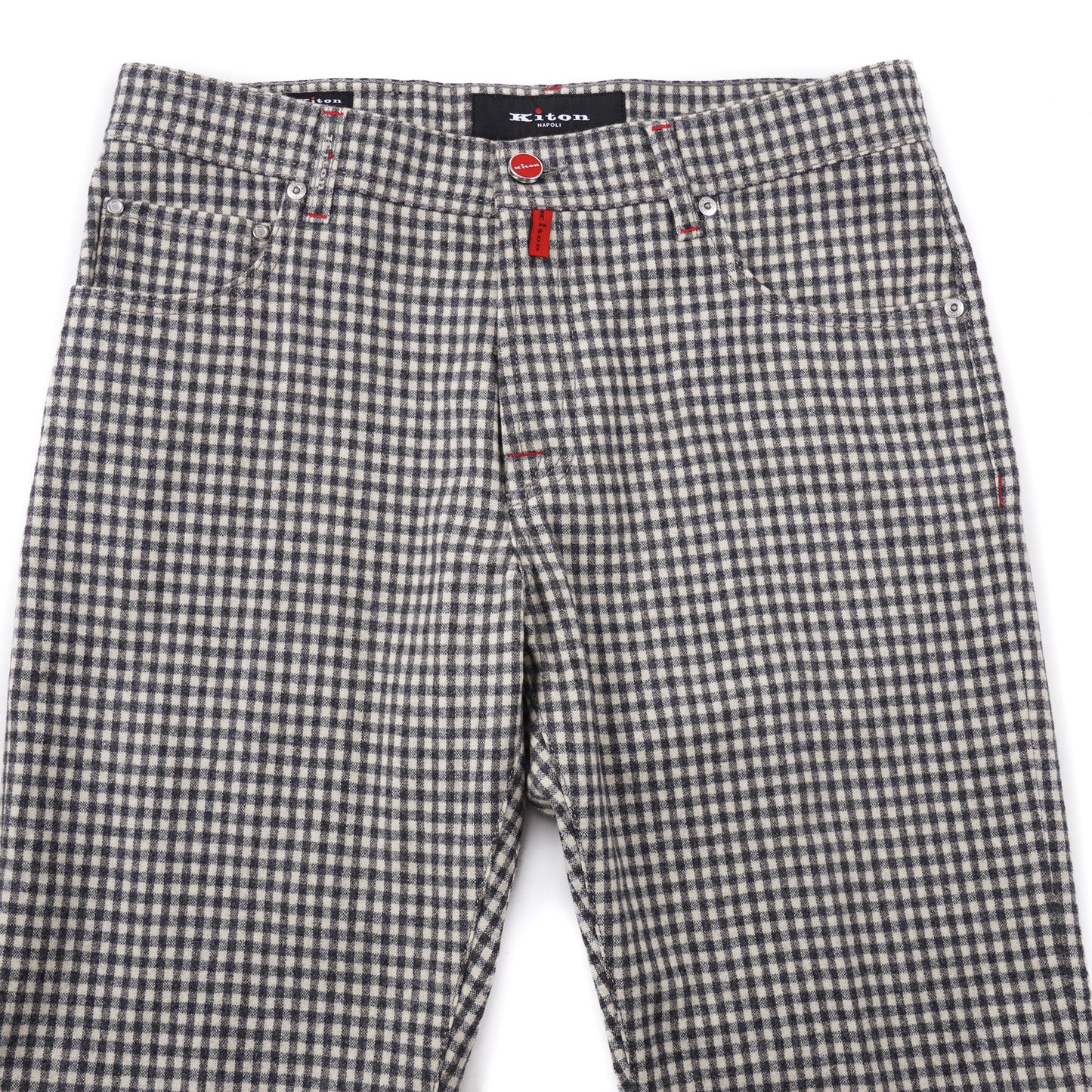 Kiton Slim Fit Five-Pocket Soft Flannel Wool Pants - Top Shelf Apparel