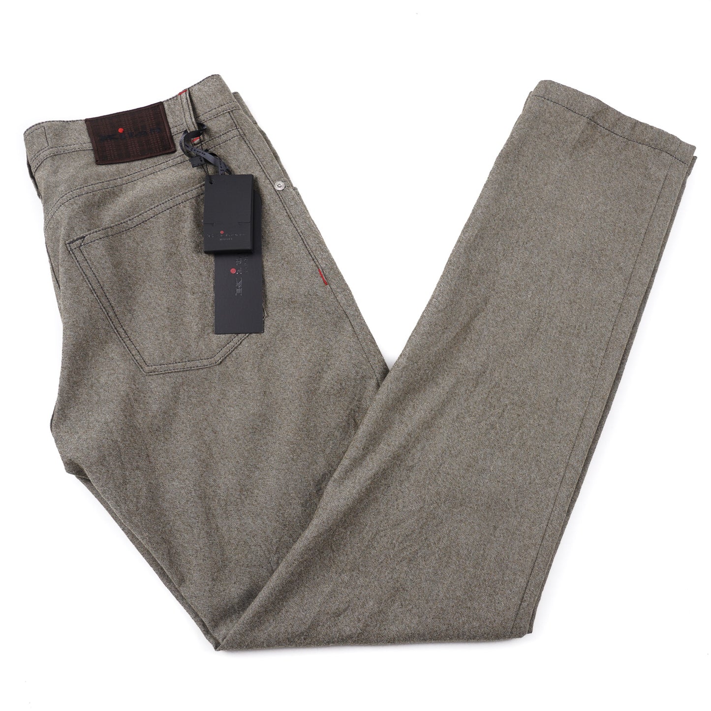 Kiton Slim Fit Five-Pocket Washed Wool Pants - Top Shelf Apparel