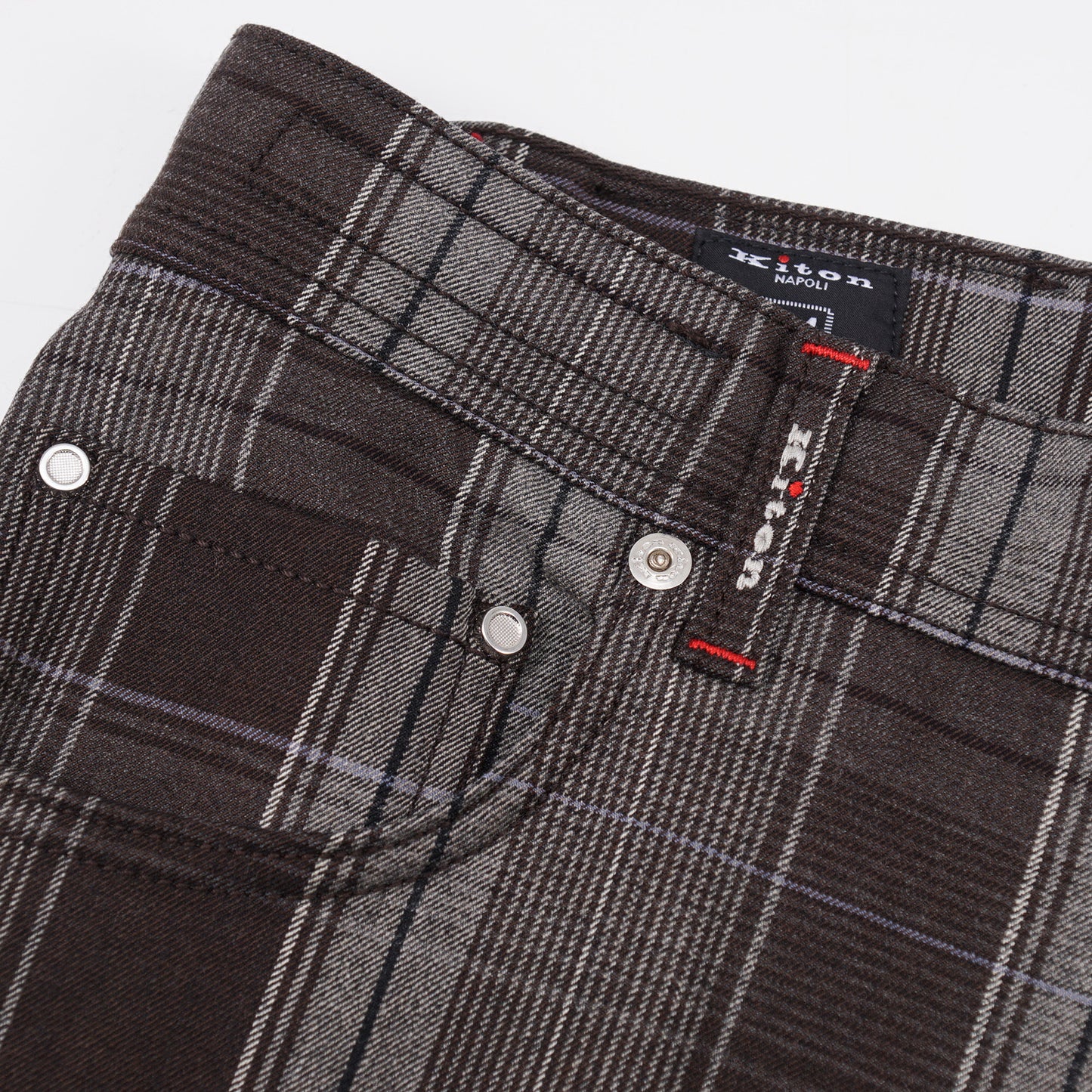 Kiton Slim Fit Five-Pocket Wool Pants - Top Shelf Apparel