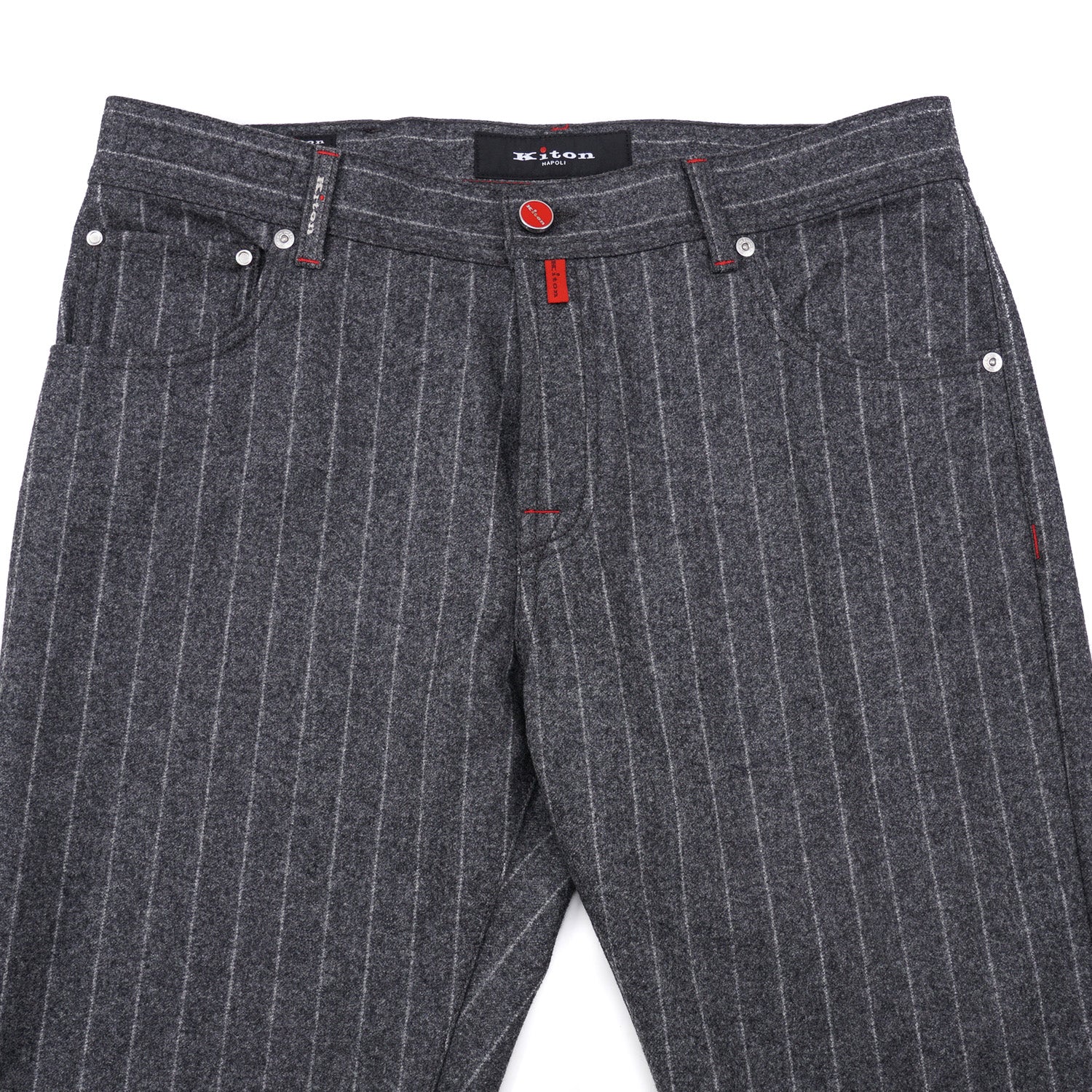 Kiton Slim Fit Five-Pocket Wool Pants - Top Shelf Apparel