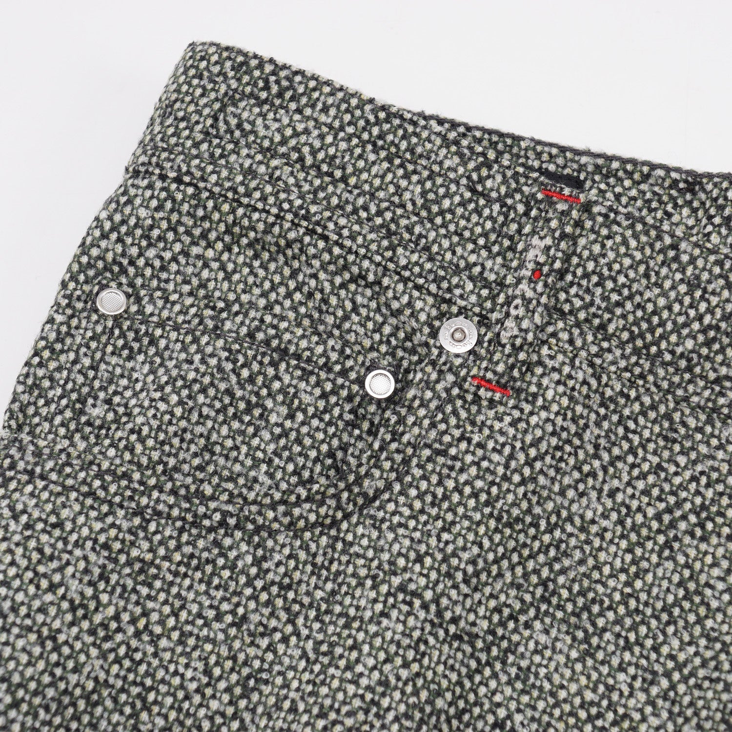 Kiton Slim Fit Five-Pocket Boucle Wool Pants - Top Shelf Apparel