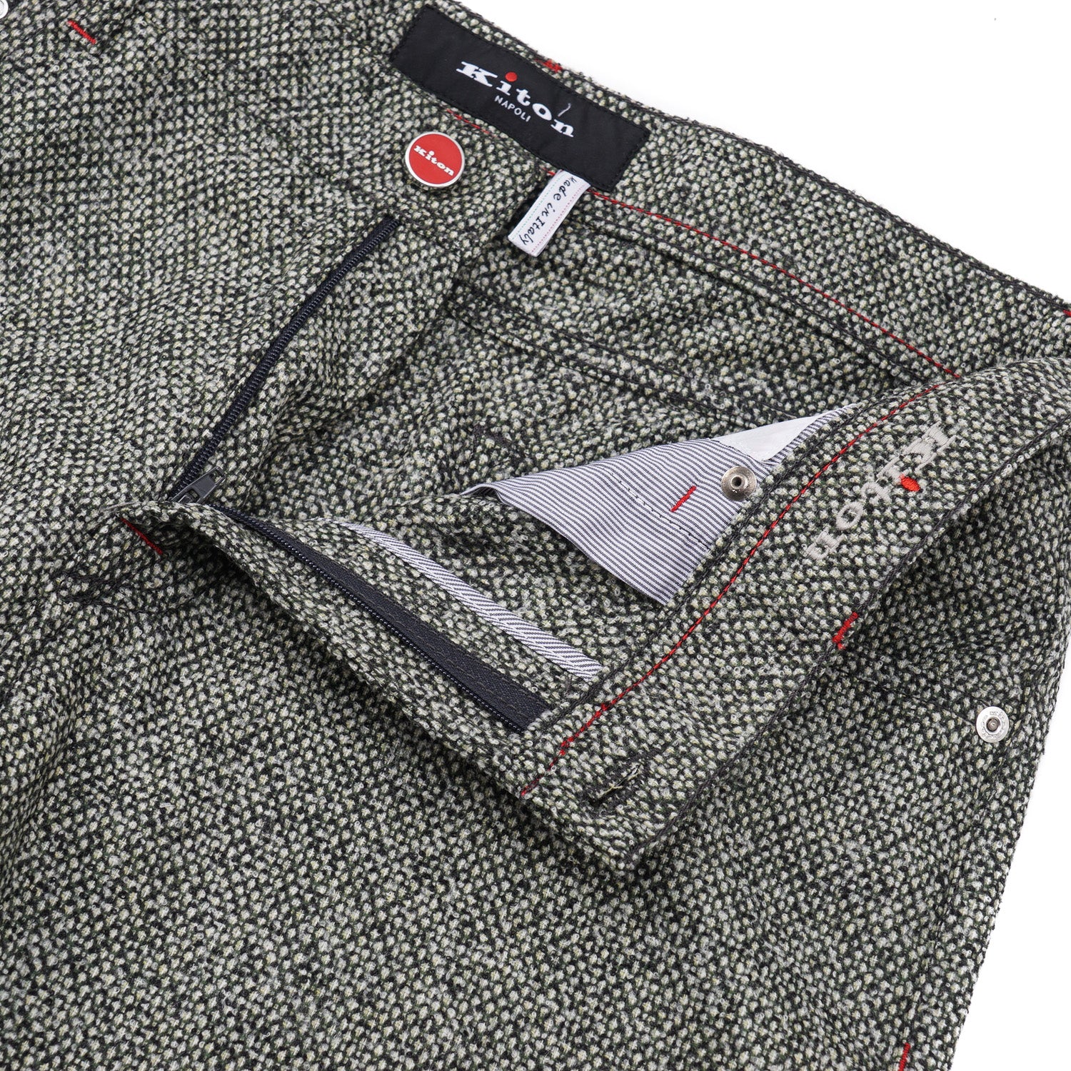 Kiton Slim Fit Five-Pocket Boucle Wool Pants – Top Shelf Apparel