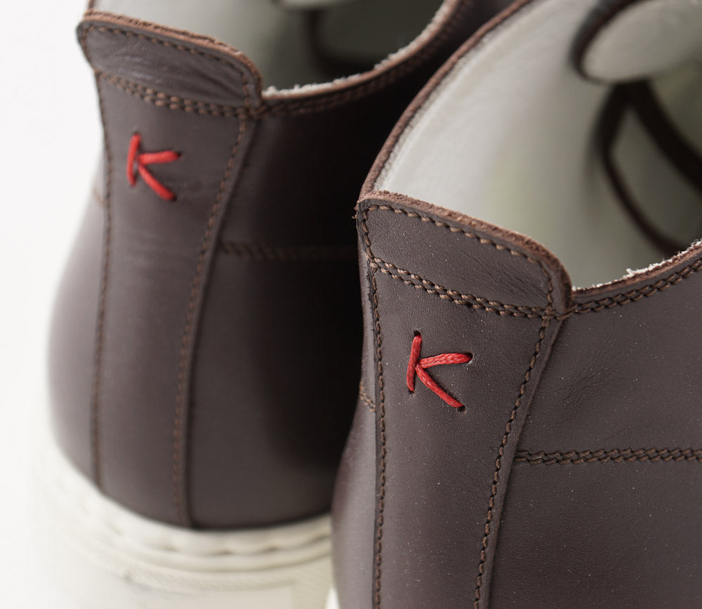 Kiton Chukka Sneaker in Chocolate Calf Leather - Top Shelf Apparel