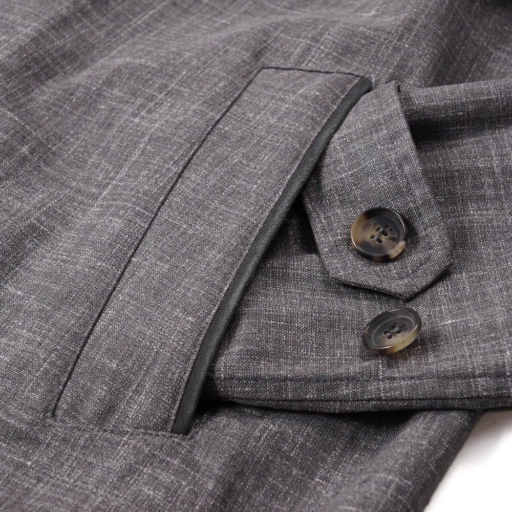 Isaia Lightweight Wool-Silk-Linen Overcoat - Top Shelf Apparel