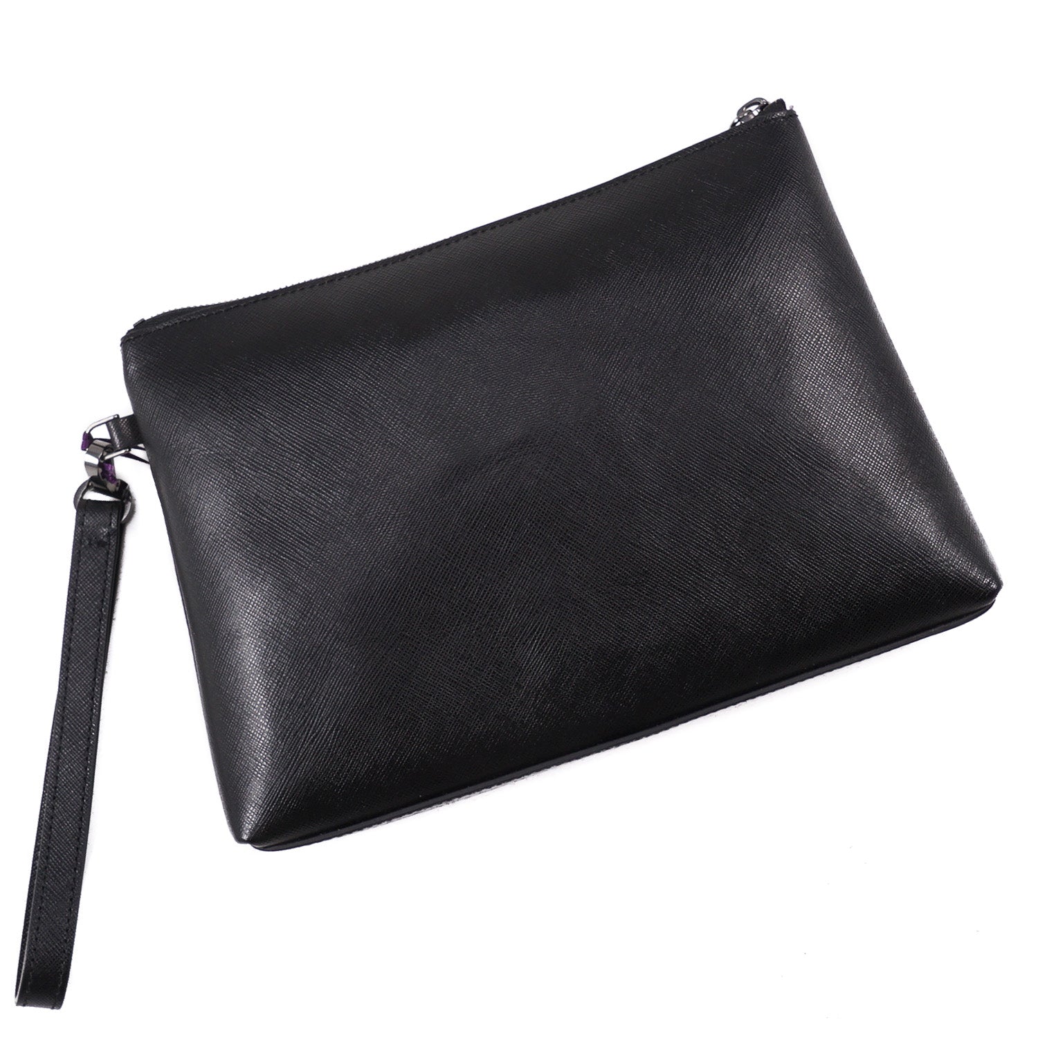 Isaia Saffiano Leather Slim Toiletry Bag - Top Shelf Apparel