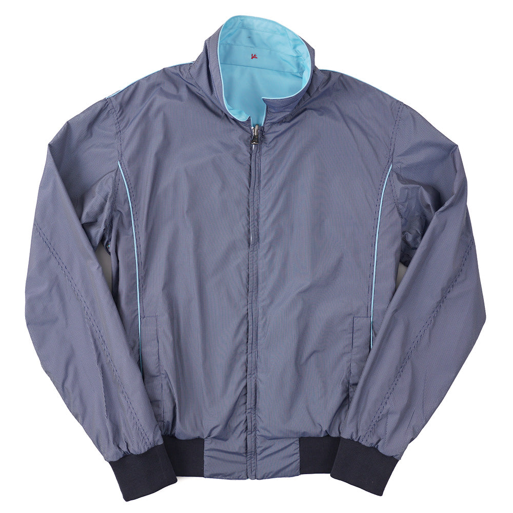 Isaia Sky Blue Reversible Jacket - Top Shelf Apparel