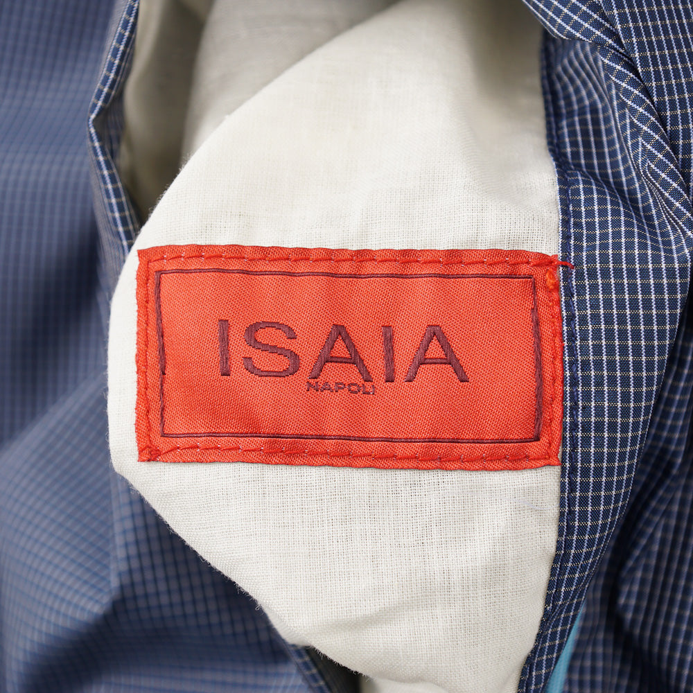 Isaia Sky Blue Reversible Jacket - Top Shelf Apparel