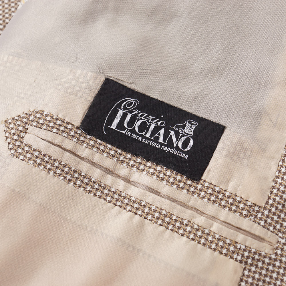 Orazio Luciano Houndstooth Silk and Wool Sport Coat - Top Shelf Apparel