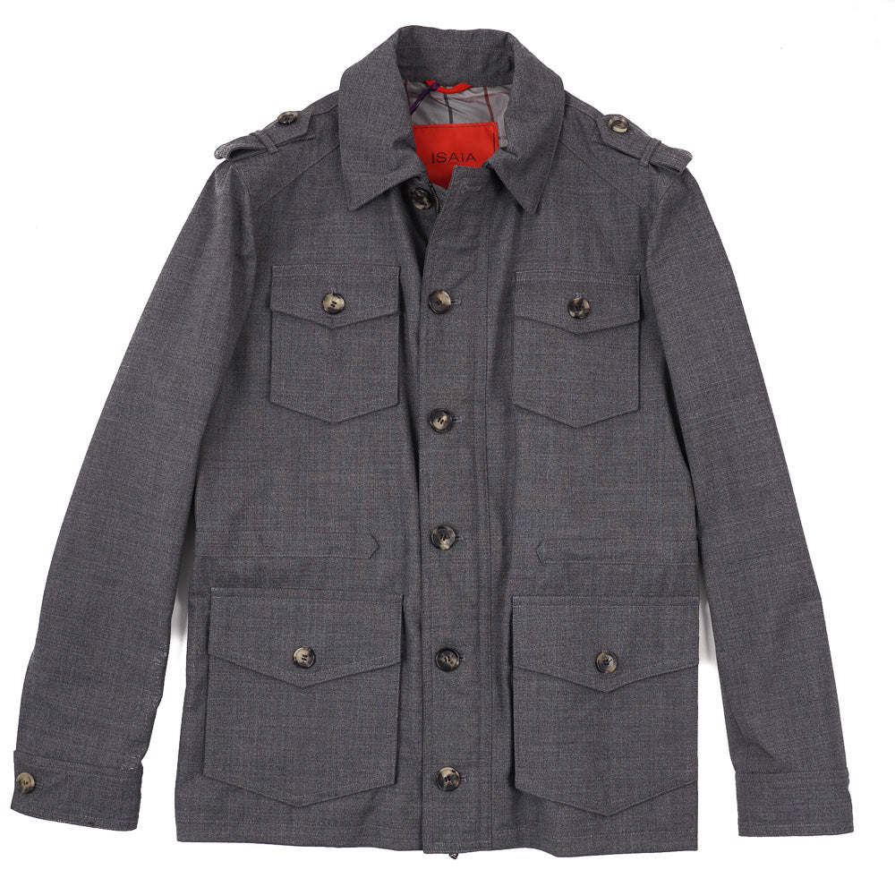 Isaia Storm System Wool Field Jacket - Top Shelf Apparel