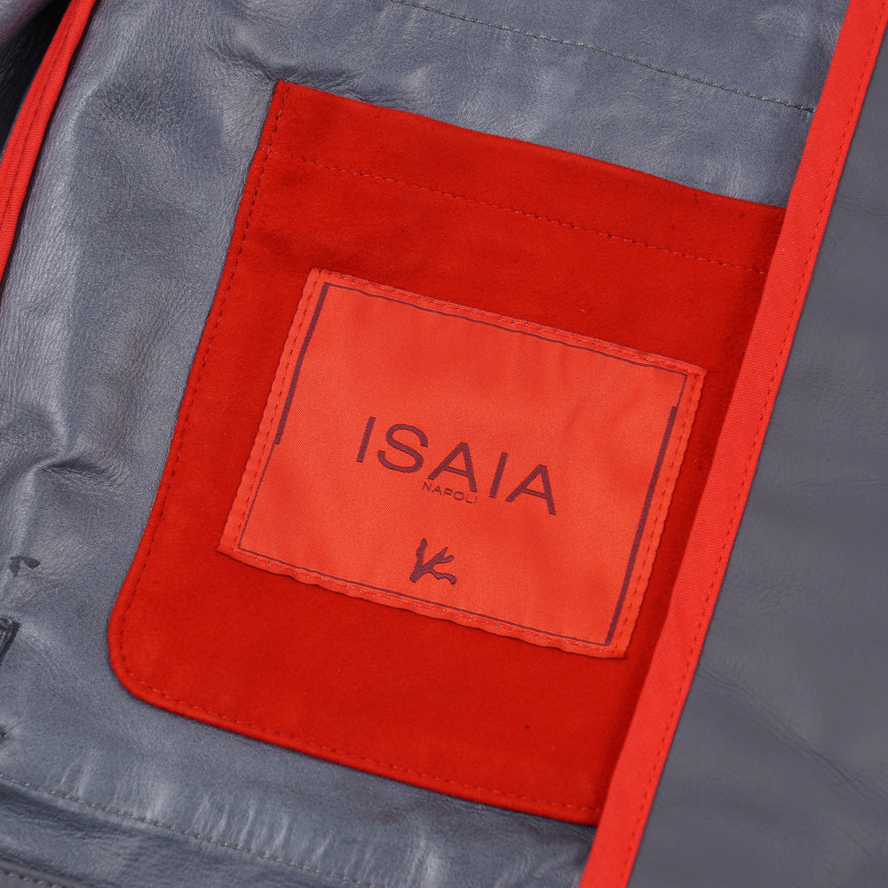 Isaia Field Jacket in Water Repellent Leather - Top Shelf Apparel