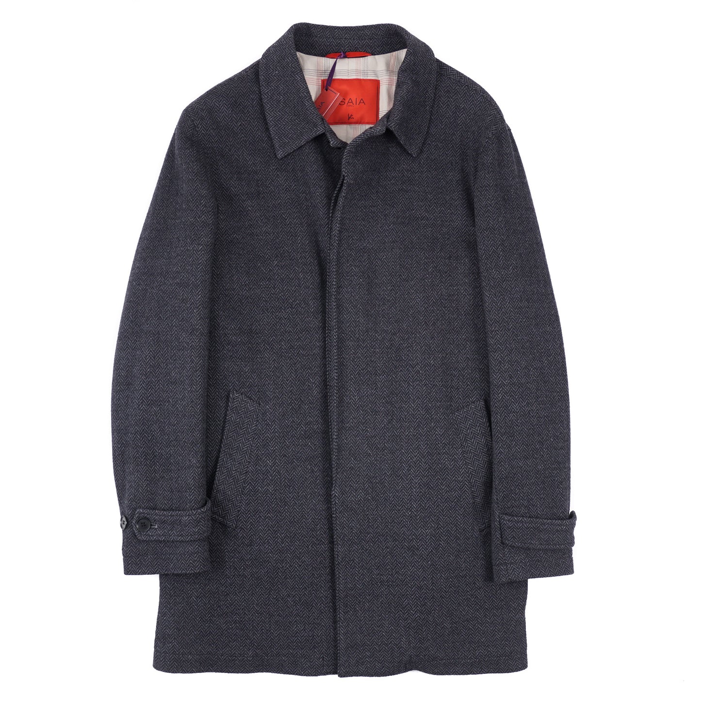 Isaia 'Aqua Jersey' Wool-Blend Coat - Top Shelf Apparel