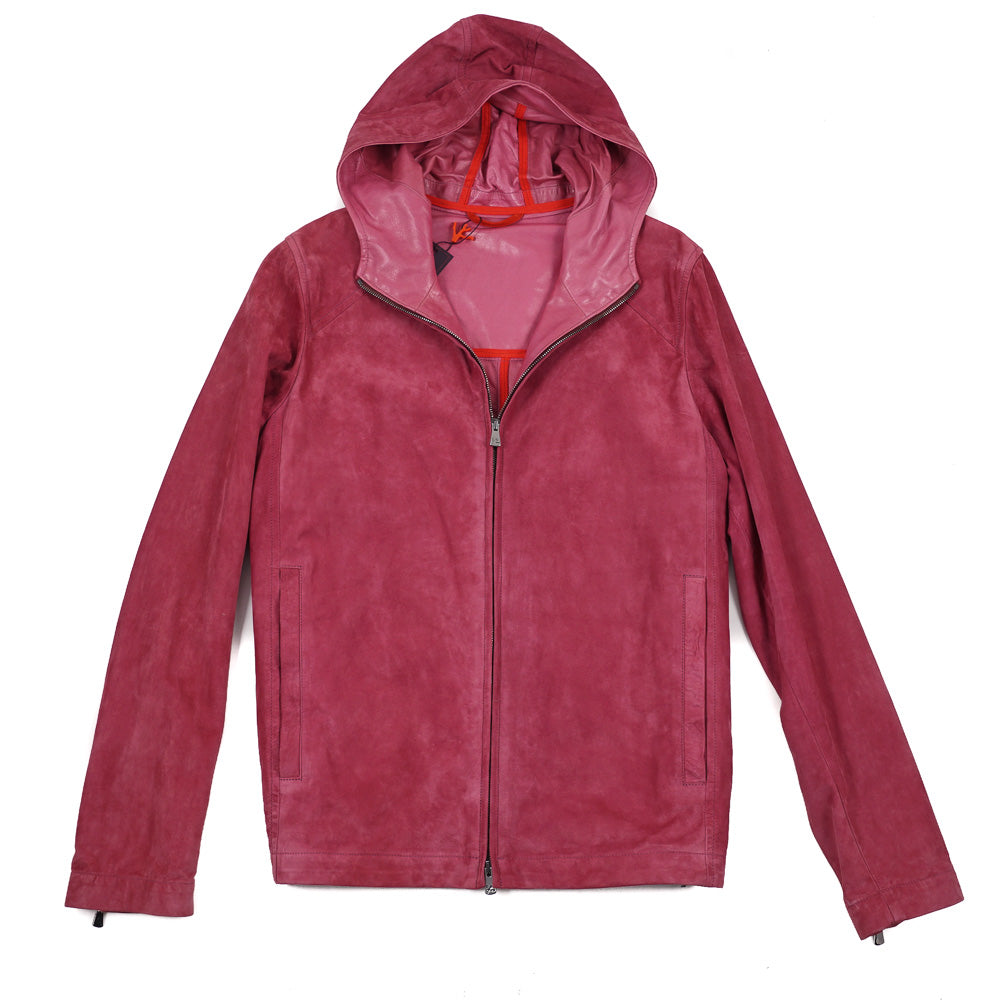 Isaia Hooded Suede Jacket - Top Shelf Apparel