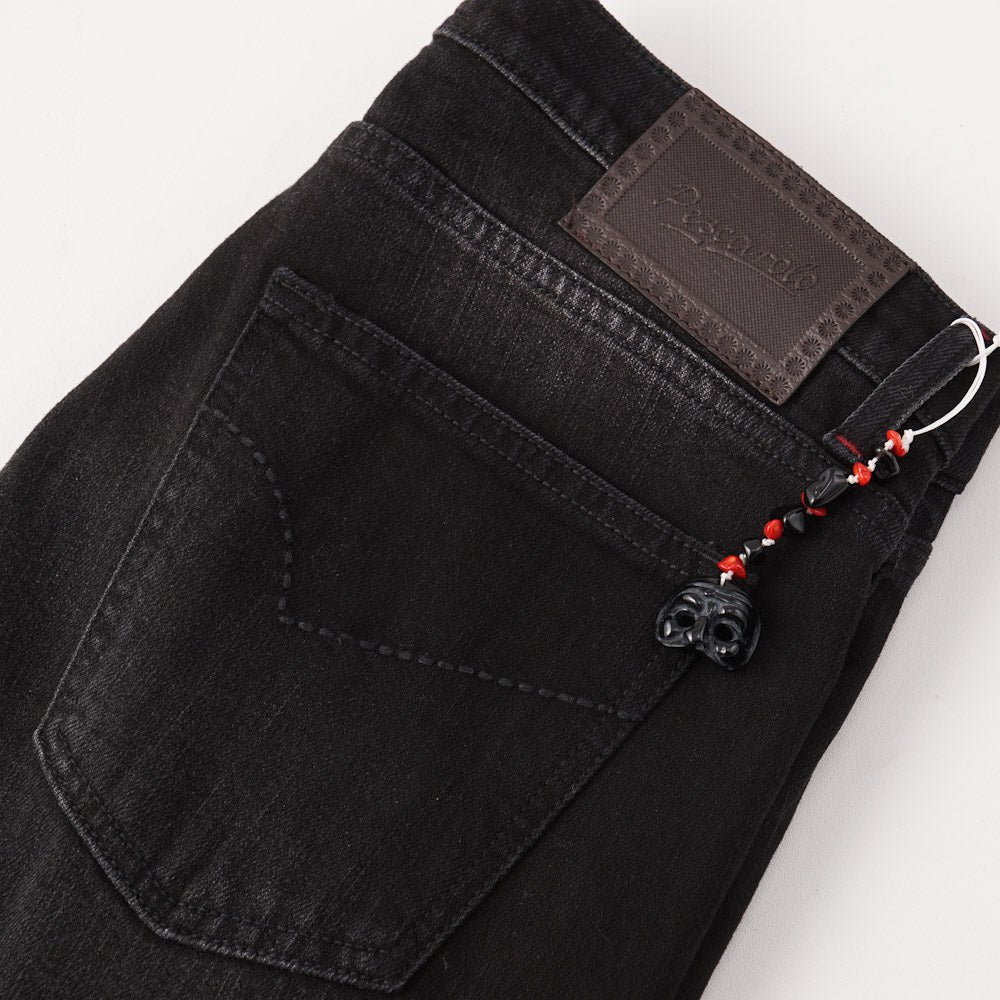 Marco Pescarolo Slim Jeans in Black Kurabo Denim - Top Shelf Apparel