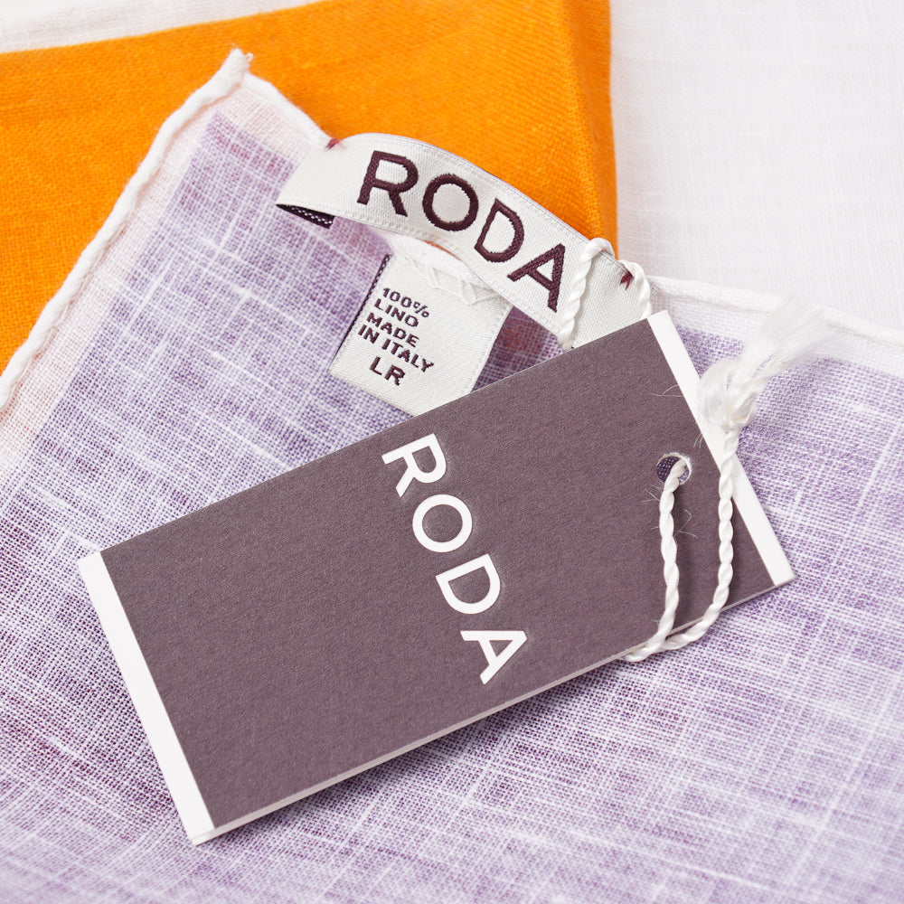 Roda Printed Linen Pocket Square - Top Shelf Apparel