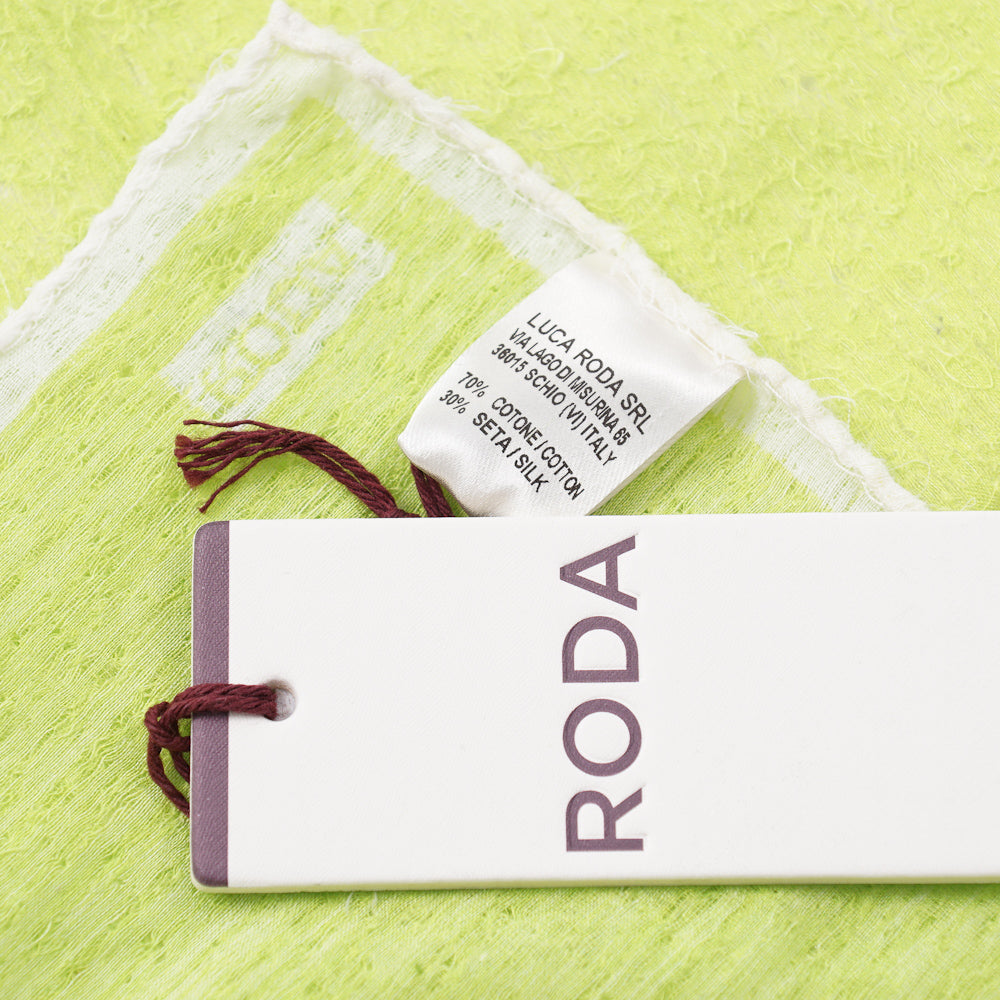 Roda Textured Cotton and Silk Pocket Square - Top Shelf Apparel