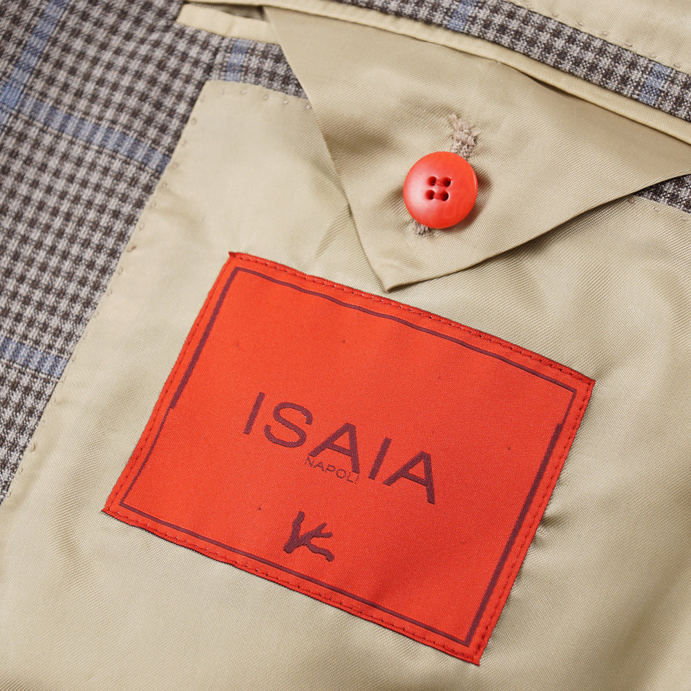 Isaia Layered Check Wool Sport Coat - Top Shelf Apparel