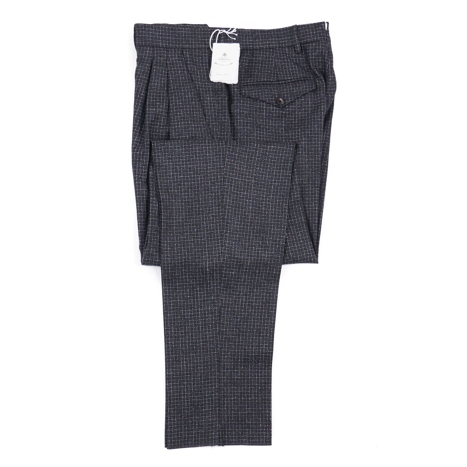 Luigi Borrelli Soft-Woven Wool Dress Pants - Top Shelf Apparel