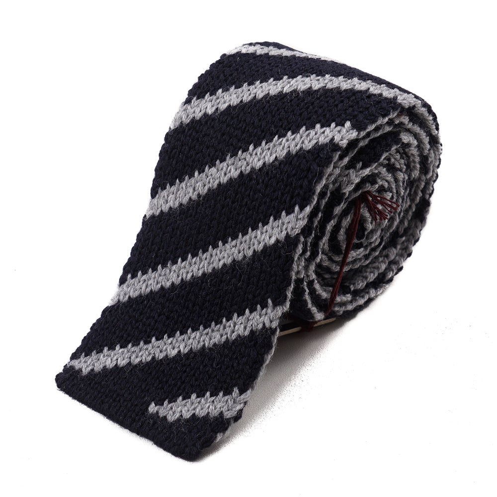Roda Reversible Knit Wool Tie - Top Shelf Apparel