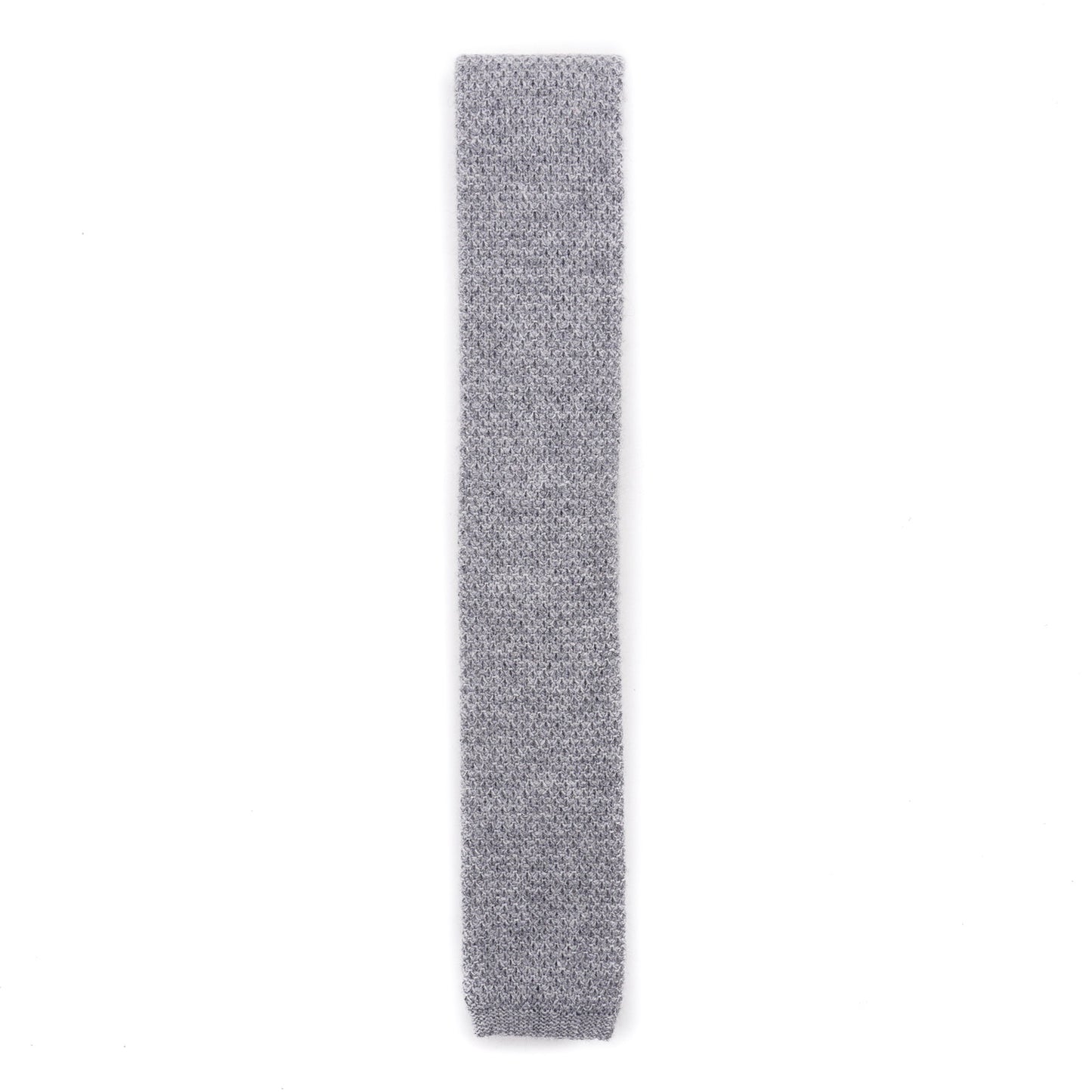 Roda Heather Gray Knit Cashmere Tie - Top Shelf Apparel