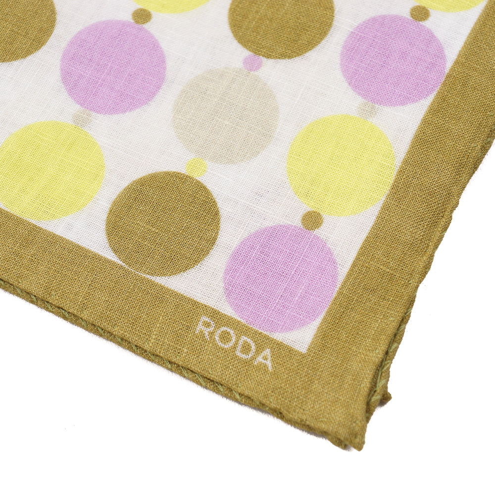 Roda Printed Linen Pocket Square - Top Shelf Apparel